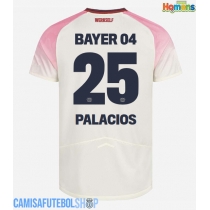 Camisa de time de futebol Bayer Leverkusen Exequiel Palacios #25 Replicas 2º Equipamento 2025-26 Manga Curta